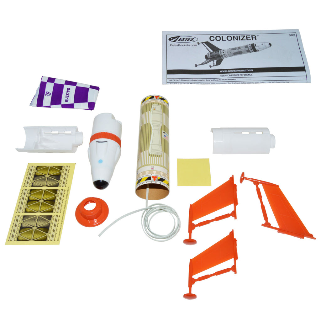 5322 Estes Destination Mars Colonizer Model Rocket Starter Set - Beginner - OOP