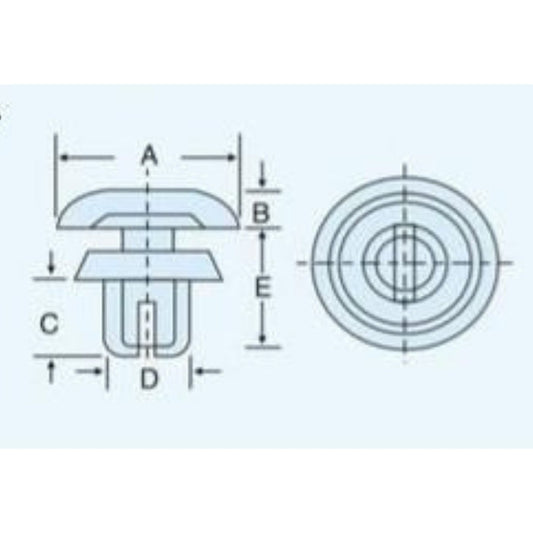 LOC Precision Nylon Rivet Pack