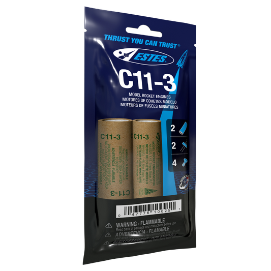 010025 Estes C11-3 Engines - 24mm