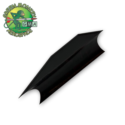 Green Monkey Aerospace - 3D Printed Gatling Fantasy Nose Cone for 4" Cardboard Tube