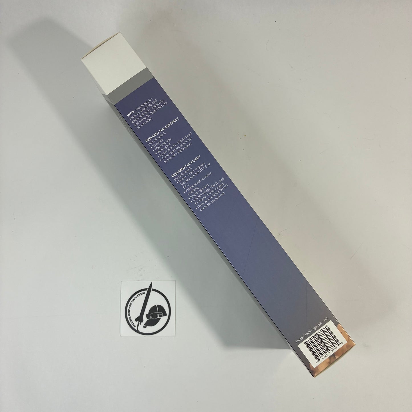 V05 SpaceX Falcon 9 and Fairing Flying Model Rocket Kit - OOP