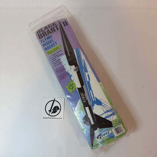 1958 Estes Black Brant II (Slide On Decals) - Skill Level 4 - OOP