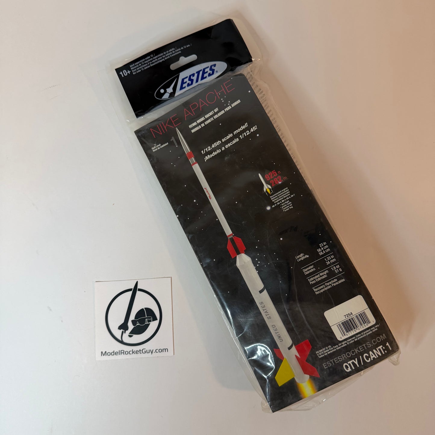 7254 Estes Nike Apache - Skill Level 1 - OOP