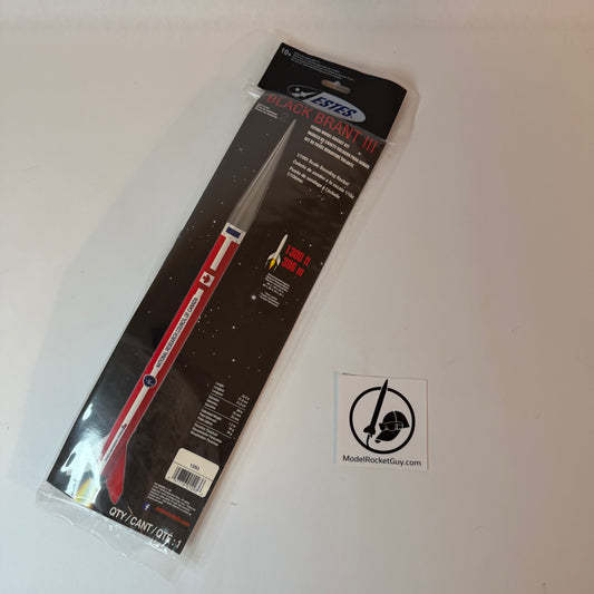 1293 Estes Black Brant III - Skill Level 2 - OOP