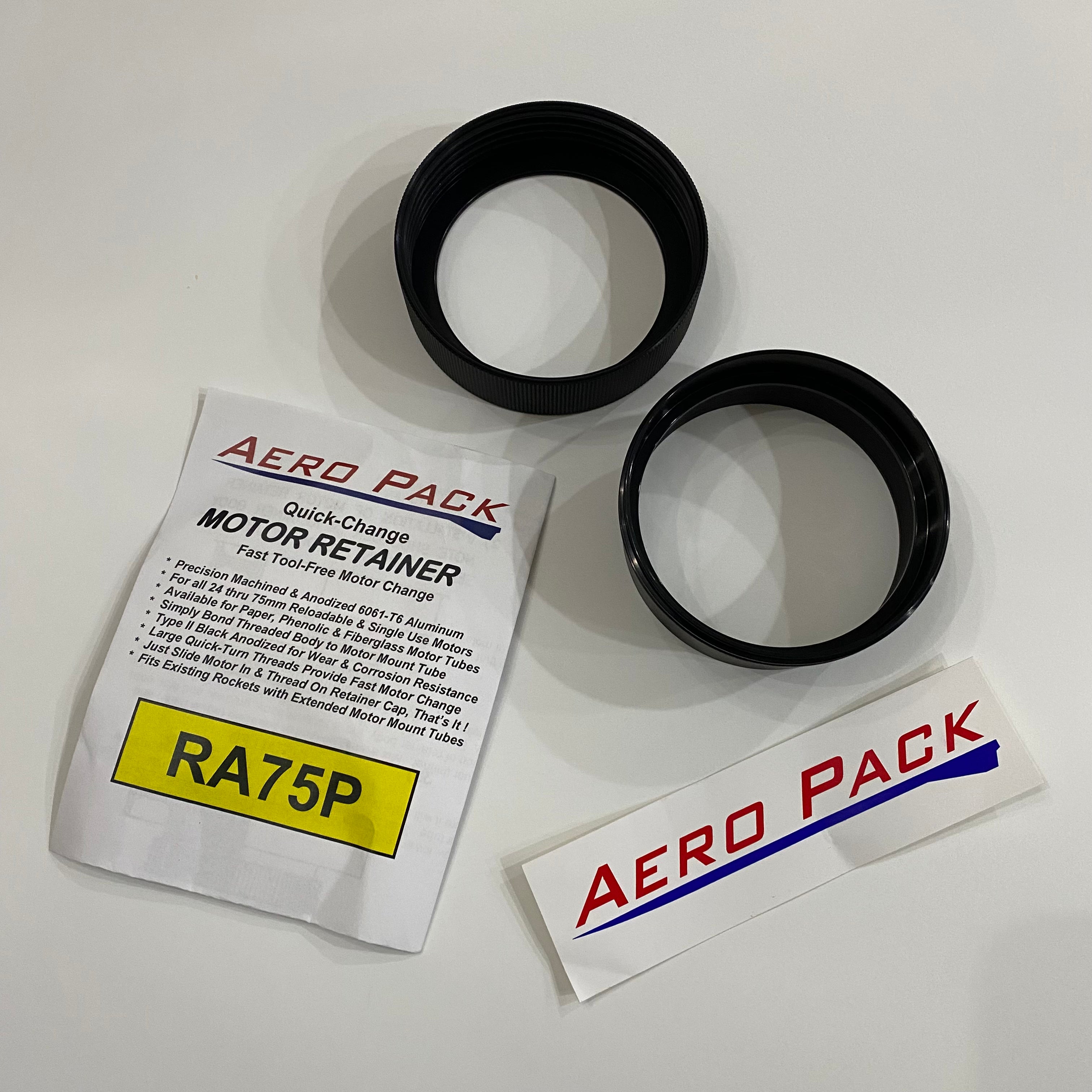 RA75P Aero Pack Retainer Assembly - 75MM - P – @ModelRocketGuy