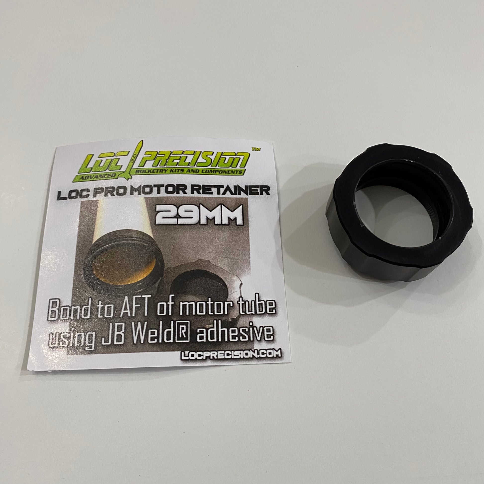 MR29 29mm Pro Motor Retainer - Aluminum - LOC Precision – @ModelRocketGuy