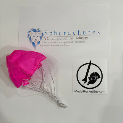 5.5" Diameter Medium Mini Spherachute Parachute
