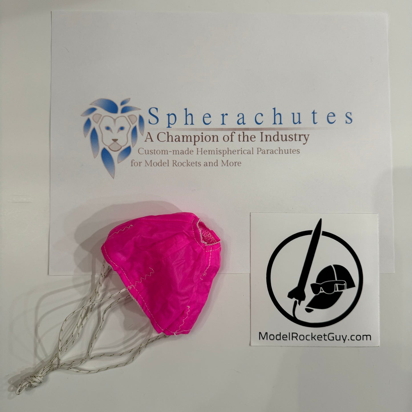4.5" Diameter Medium Mini Spherachute Parachute