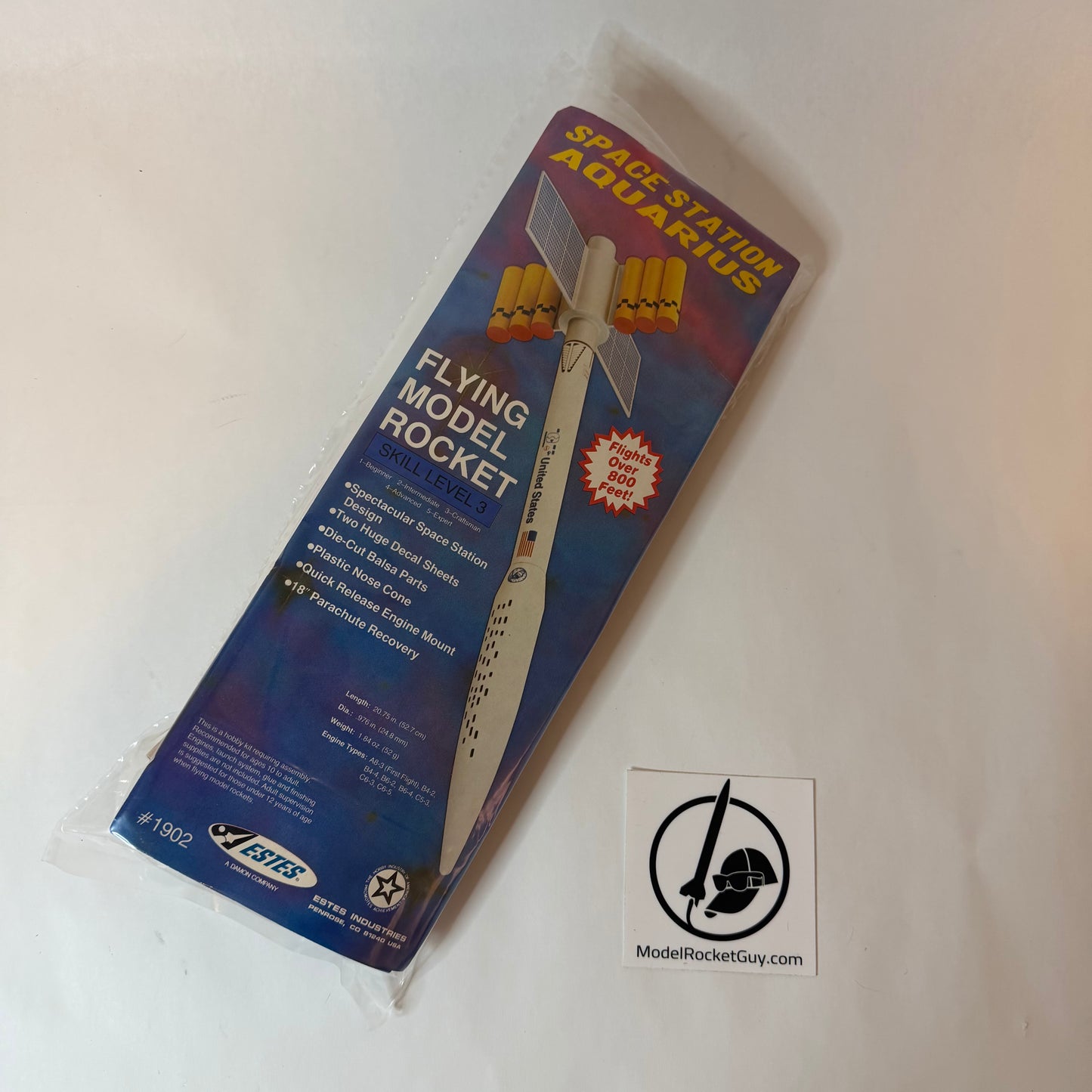 1902 Estes Space Station Aquarius - Skill Level 3 - Classic OOP