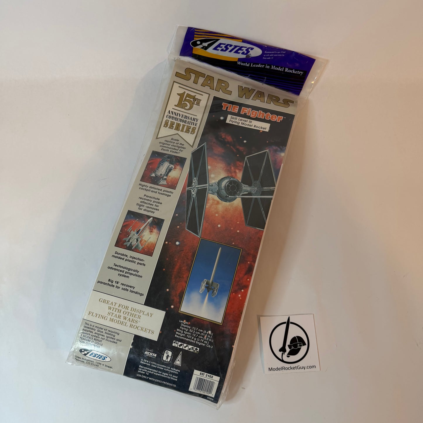 2102 Estes Star Wars Tie Fighter - Skill Level 3 - Classic OOP