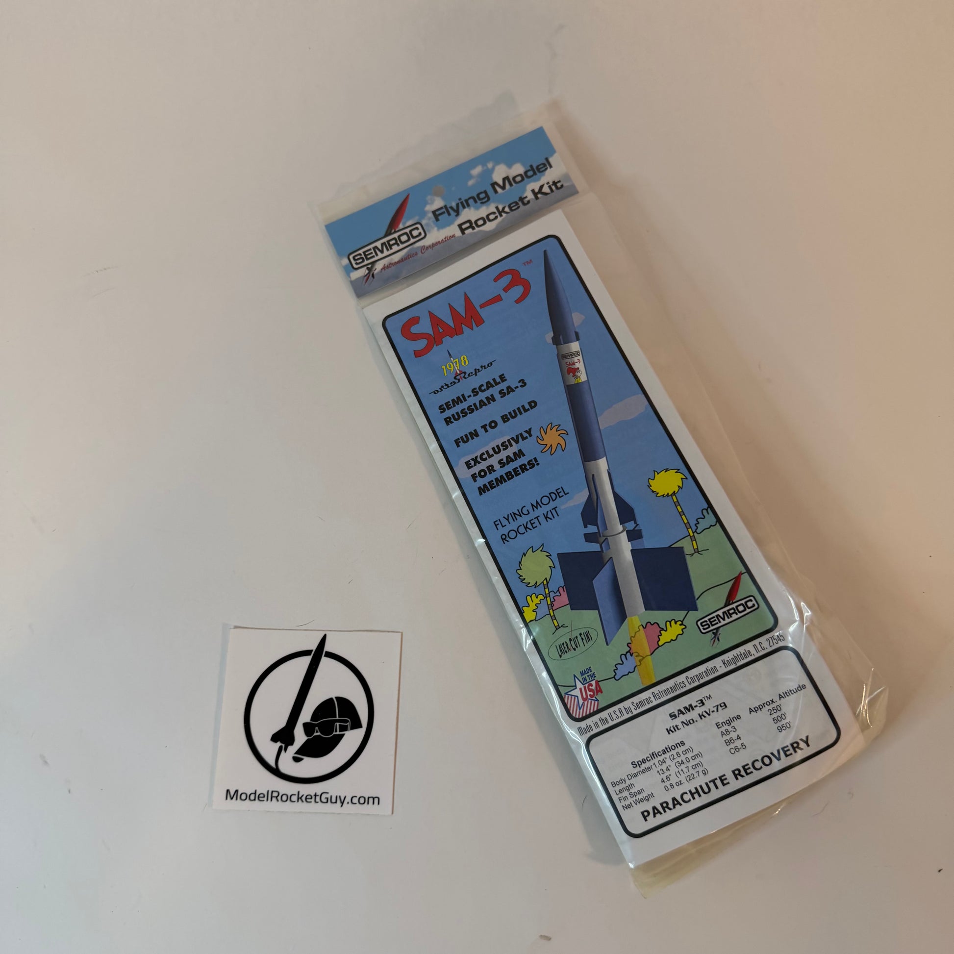 Cimroc Rokets KV-79 Semroc SAM-3 - Intermediate - OOP – @ModelRocketGuy