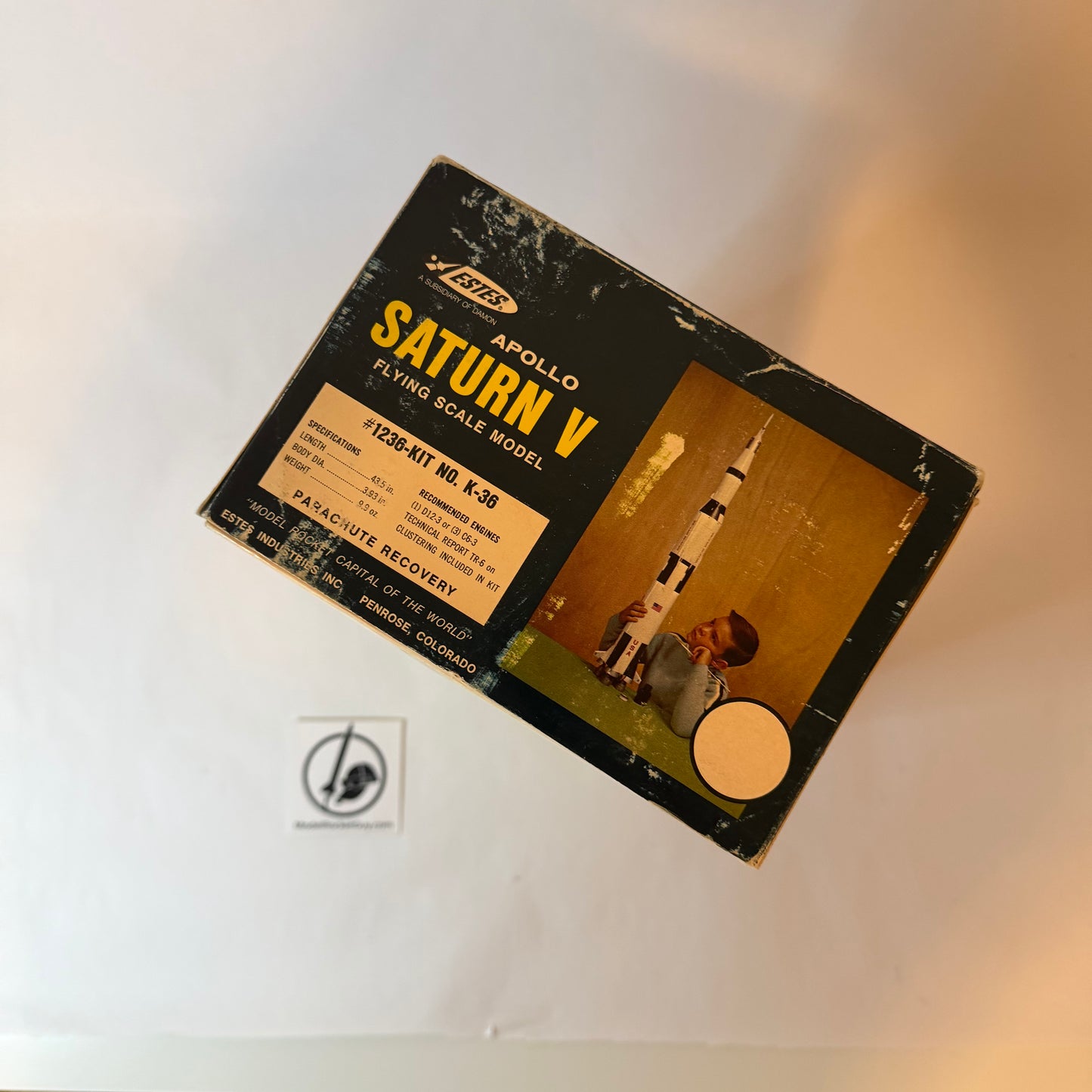1236 Estes K-36 Apollo Saturn V - Classic Kit - OOP