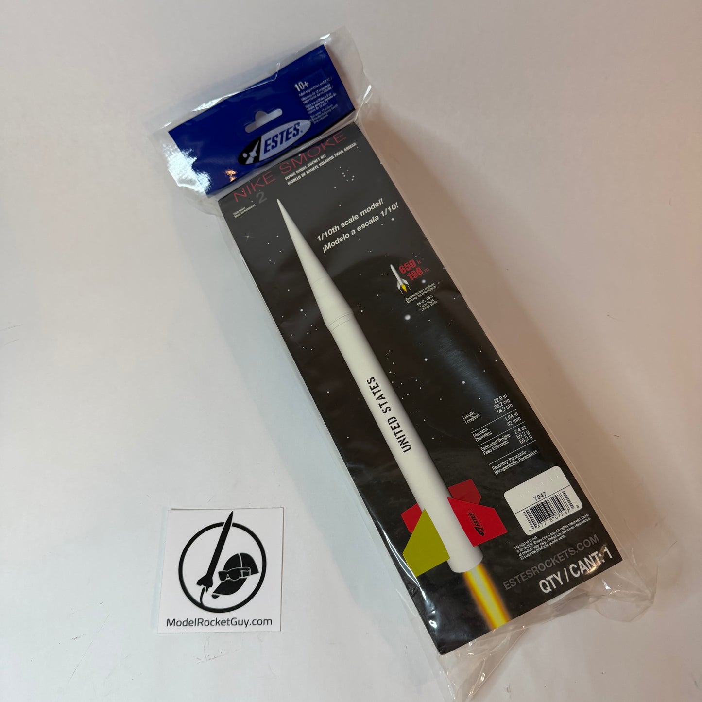 7247 Estes Nike Smoke - Skill Level 2 - OOP