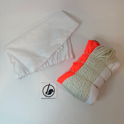 144" Spherachute Classic Parachute - Neon Orange