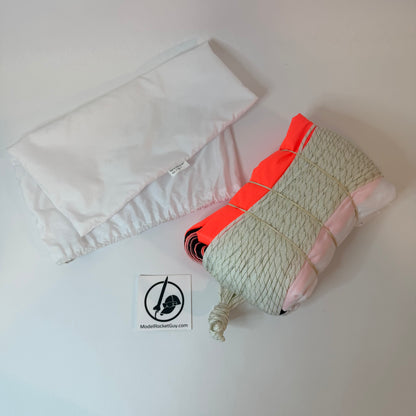 144" Spherachute Classic Parachute - Neon Orange