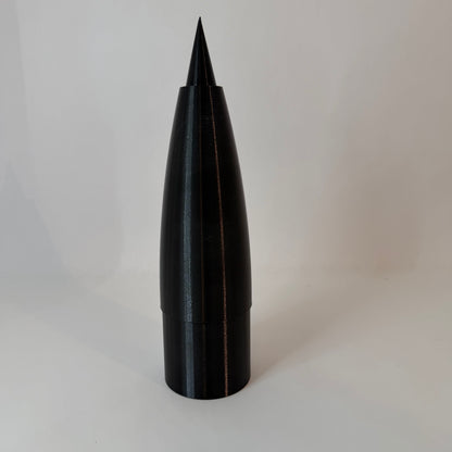 Green Monkey Aerospace - 3D Printed MIG Fantasy Style Nose Cone for 3.1" Cardboard Tube