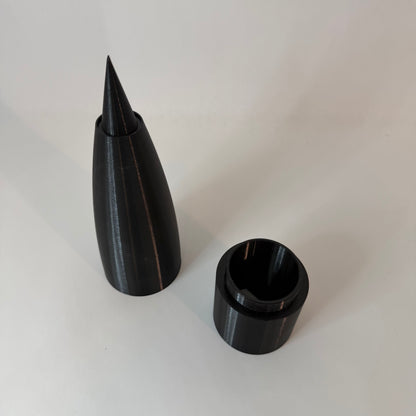 Green Monkey Aerospace - 3D Printed MIG Fantasy Style Nose Cone for 3.1" Cardboard Tube
