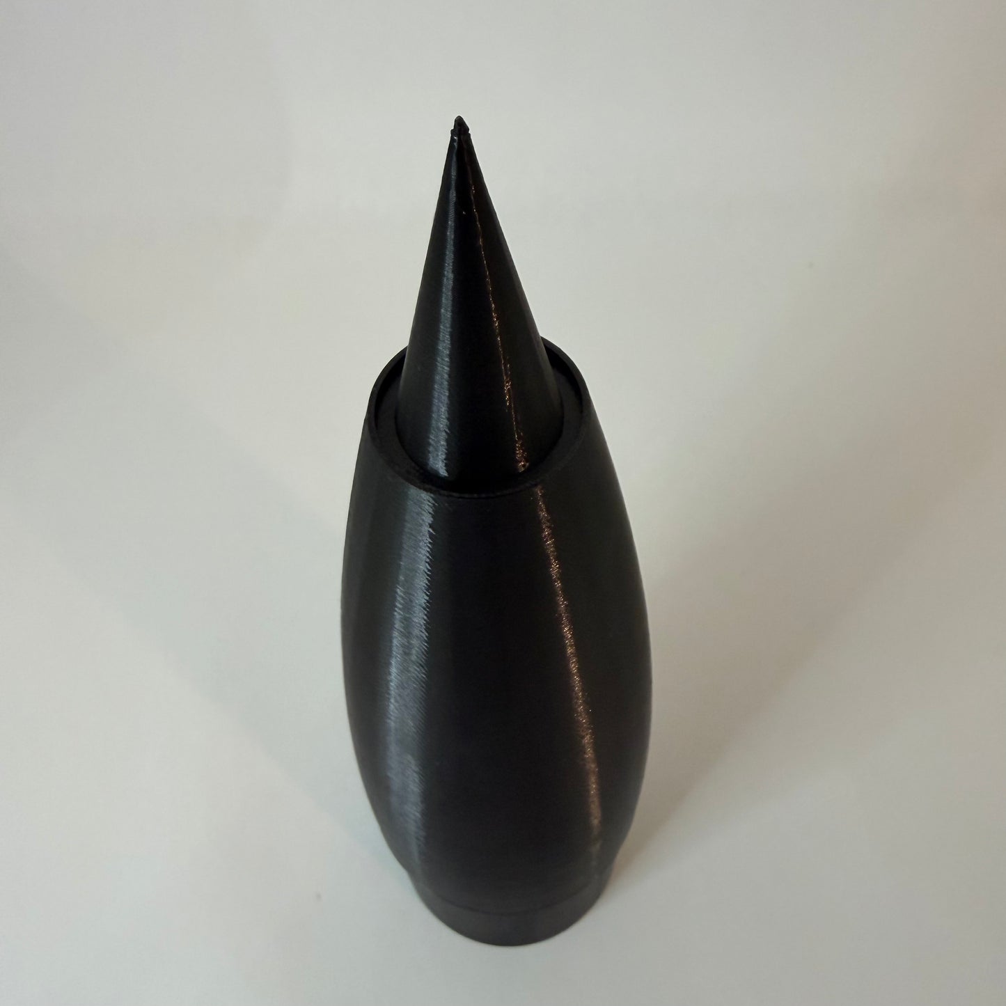 Green Monkey Aerospace - 3D Printed MIG Fantasy Style Nose Cone for 3.1" Cardboard Tube