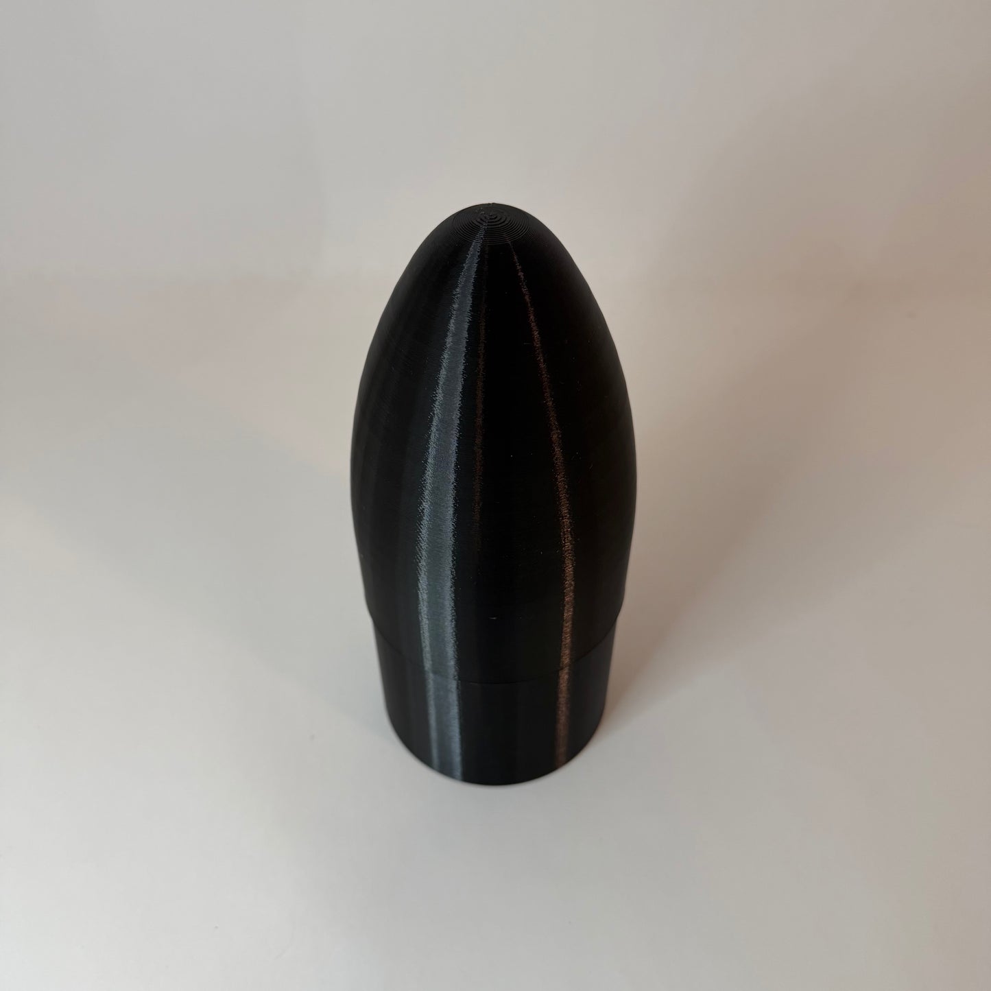 Green Monkey Aerospace - 3D Printed Elliptical Style Nose Cone for 3.9" Cardboard Tube