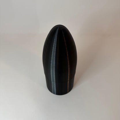 Green Monkey Aerospace - 3D Printed Elliptical Style Nose Cone for 3.9" Cardboard Tube