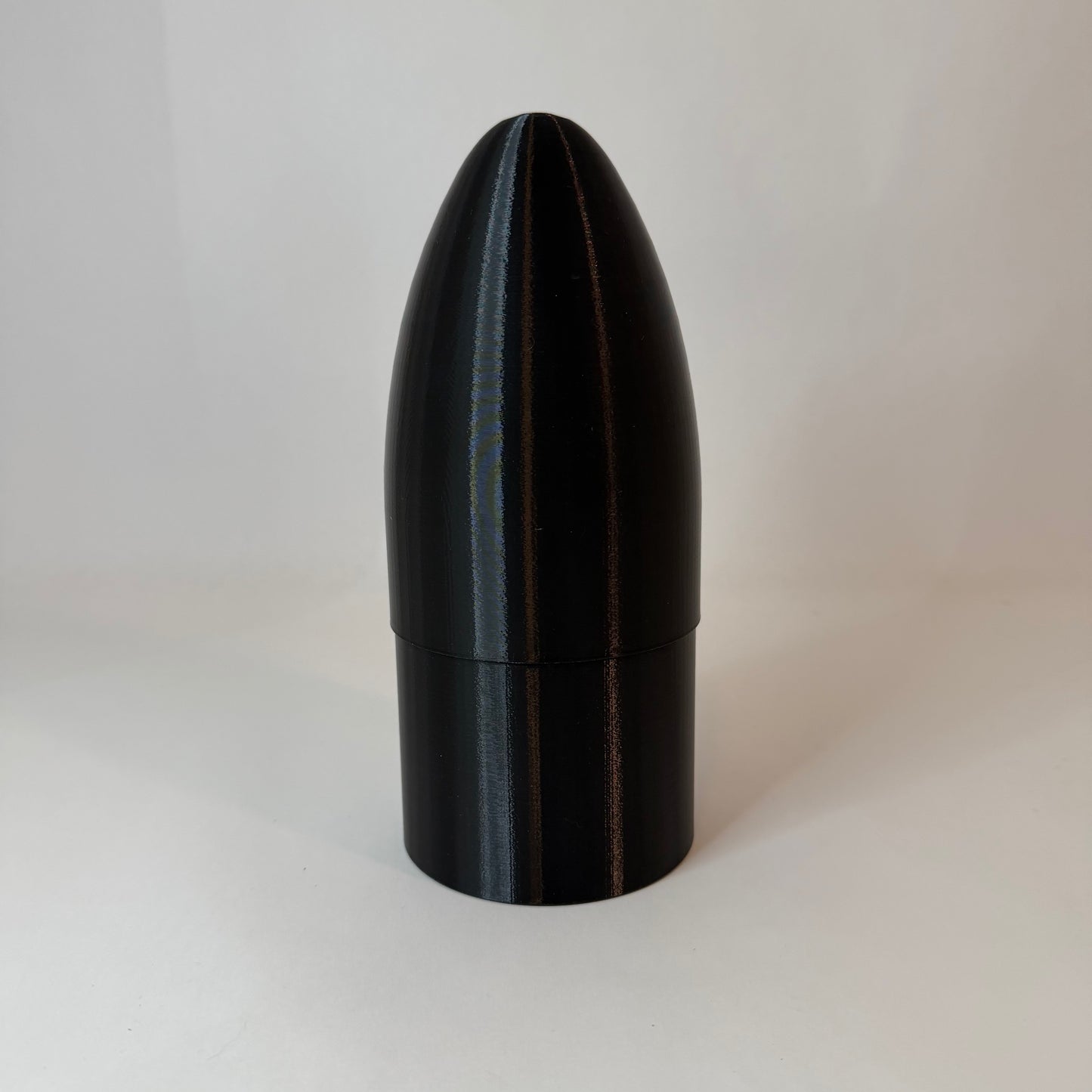 Green Monkey Aerospace - 3D Printed Elliptical Style Nose Cone for 3.9" Cardboard Tube