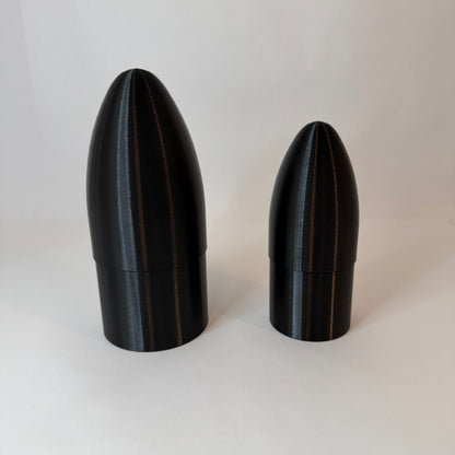 Green Monkey Aerospace - 3D Printed Elliptical Style Nose Cone for 3.9" Cardboard Tube