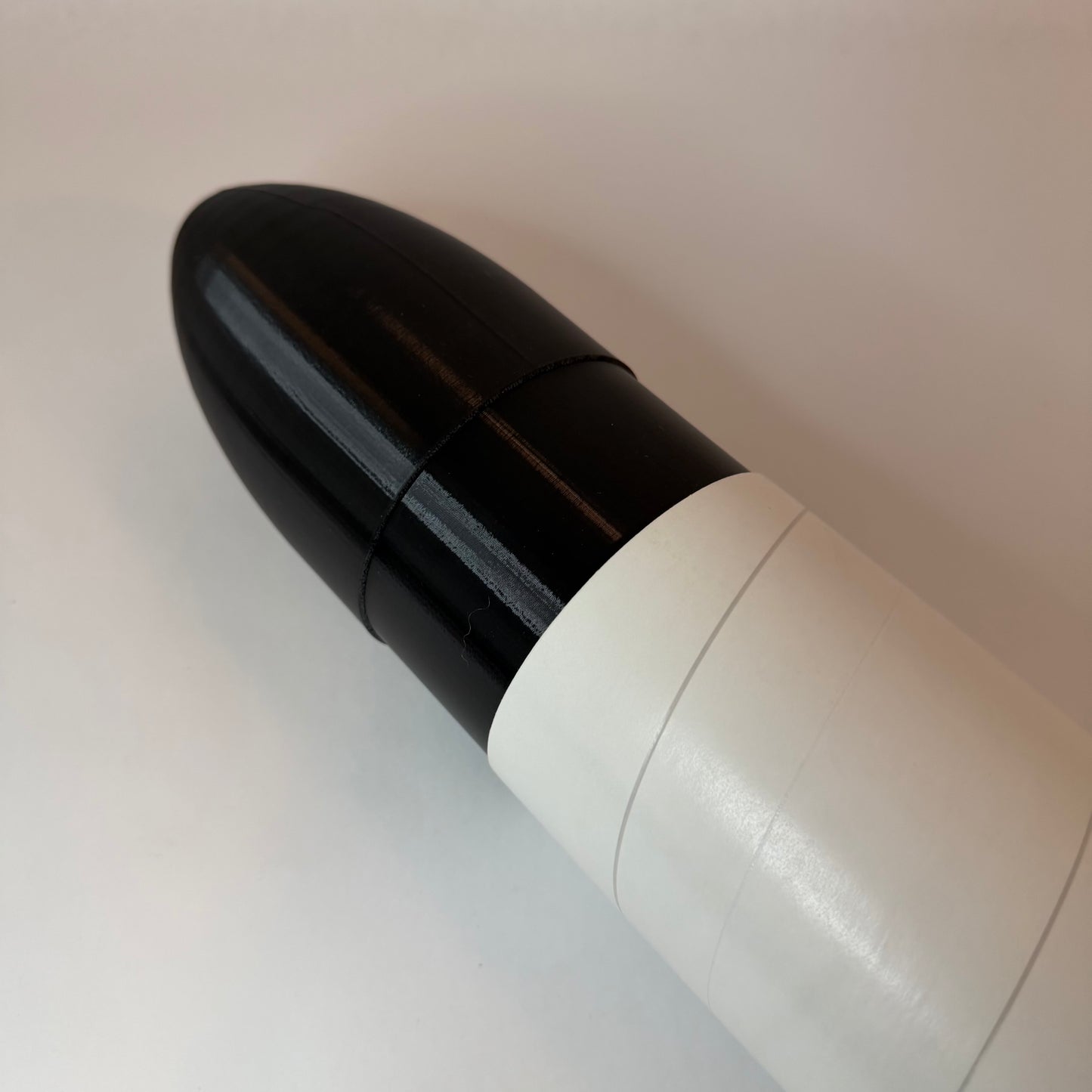 Green Monkey Aerospace - 3D Printed Elliptical Style Nose Cone for 3.9" Cardboard Tube