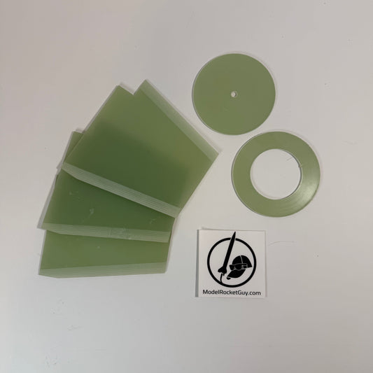 Shock Rocketry - Fiberglass Fins for EZI-65