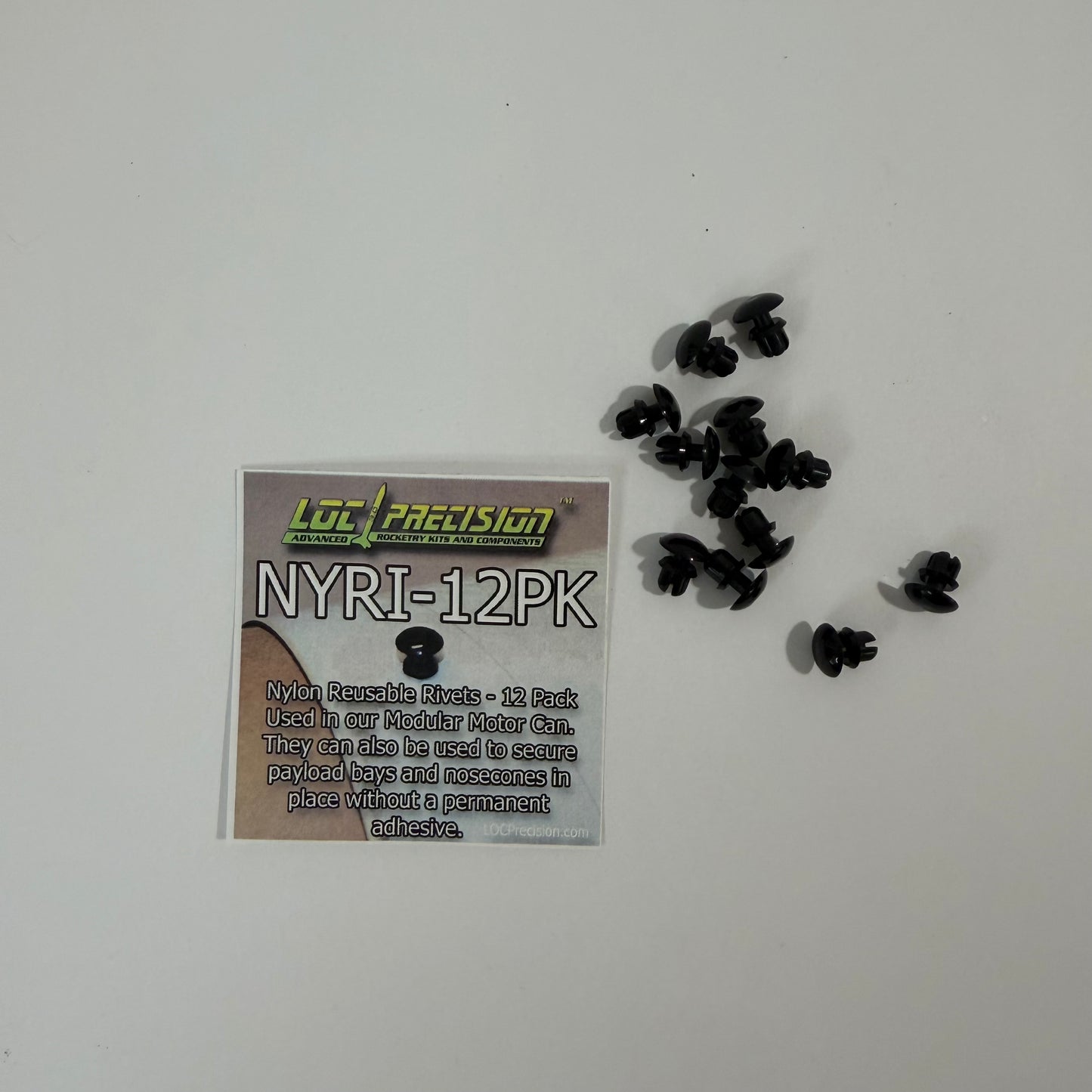 LOC Precision Nylon Rivet Pack