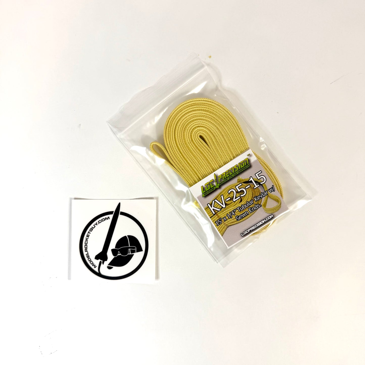 LOC Precision - 15'x1/4" Tubular Kevlar w/Ends