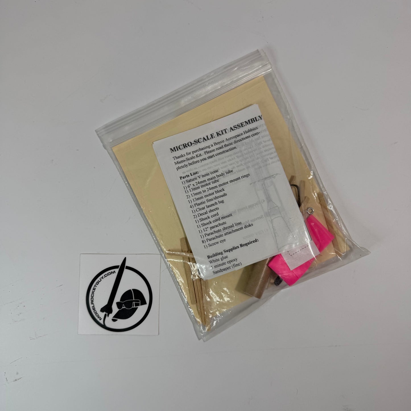 Boyce Aerospace Hobbies - Micro Kit Series Saturn 1B - OOP