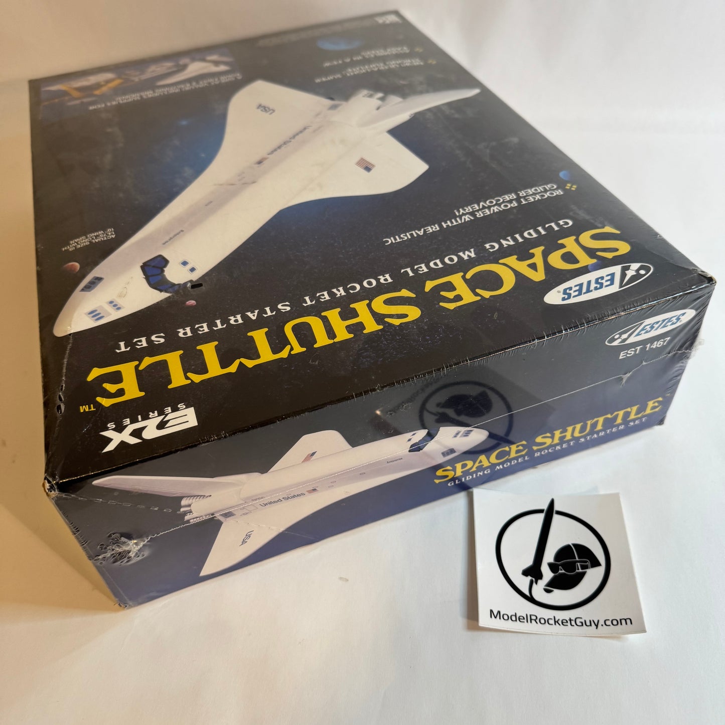 1467 Estes Space Shuttle Gliding Model Rocket Starter Set - E2X - OOP