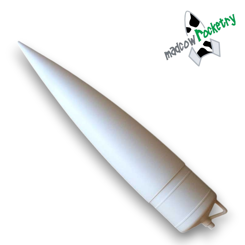 Madcow - 3.9" Plastic 4:1 Ogive Nose Cone