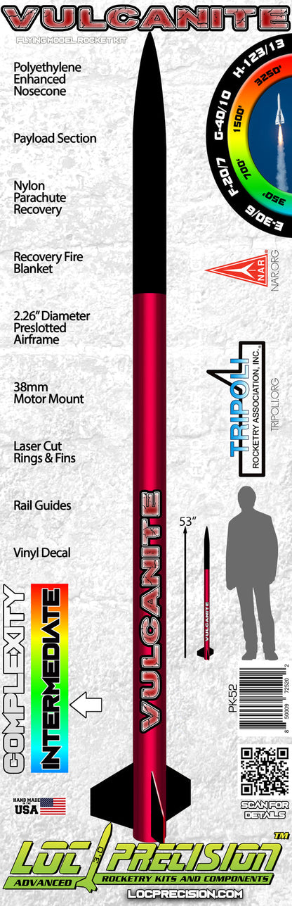 Vulcanite Rods LOC Precision 2.2