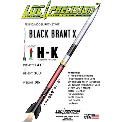 LOC Precision 4" Dia Black Brant X