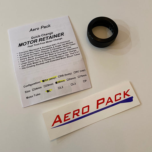 RA38L Aero Pack Retainer Assembly - 38mm - L