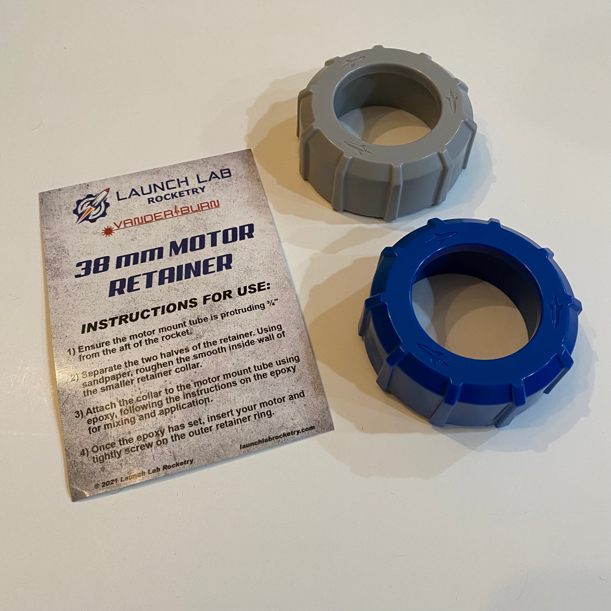Launch Lab Rocketry 38mm Molded Motor Retainer – @ModelRocketGuy